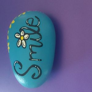 Hand painted, one of a kind rock